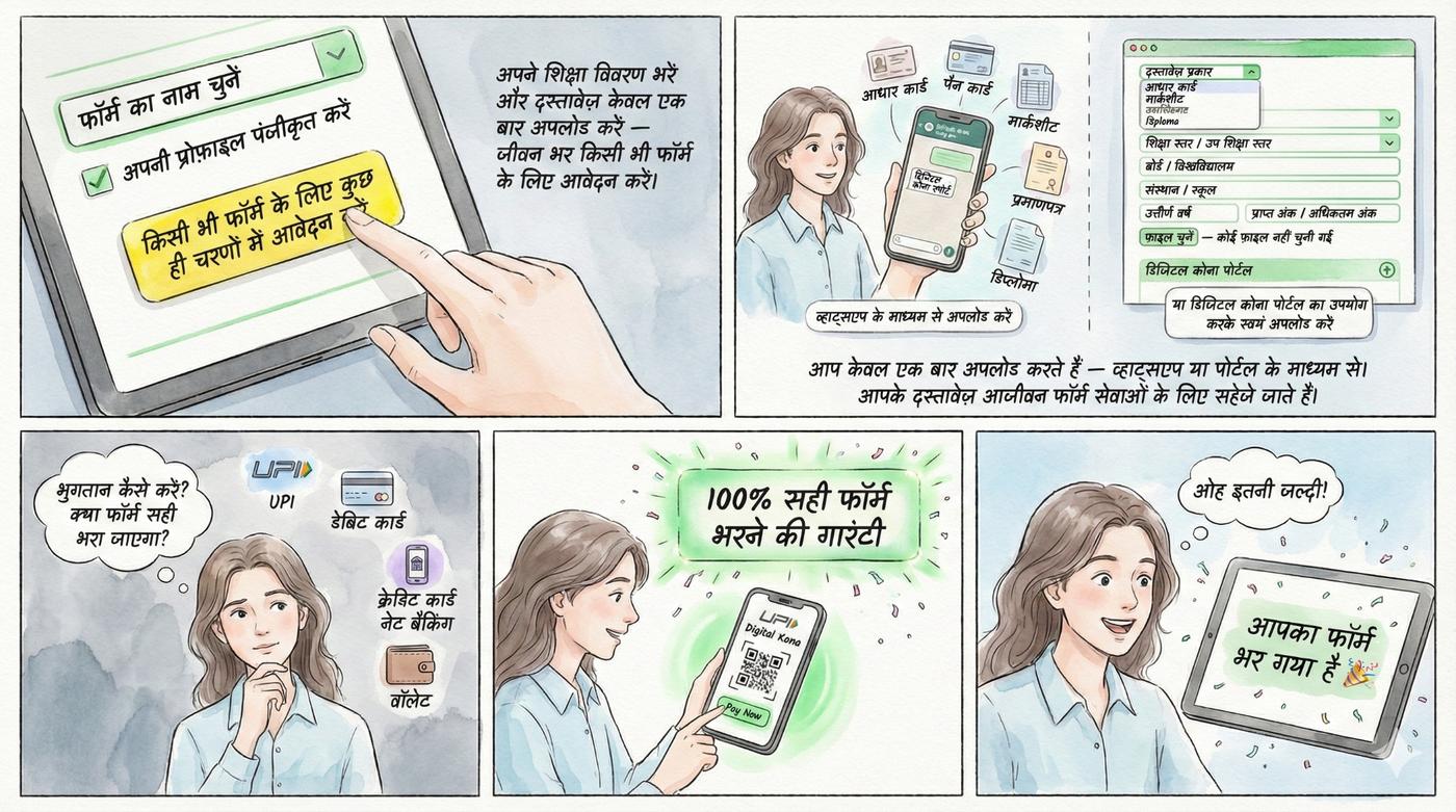 डिजिटल कोना कैसे काम करता है